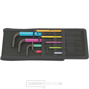 Wera 022639 Nástrčné kľúče 950/9 Hex-Plus Multicolour Imperial 1, palec, BlackLaser (sada 9 ks)