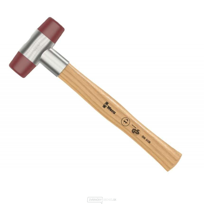 Wera 000520 Wera Hammer 102 - 4. Hlavy z uretánu. Jasanová rukoväť 290 mm