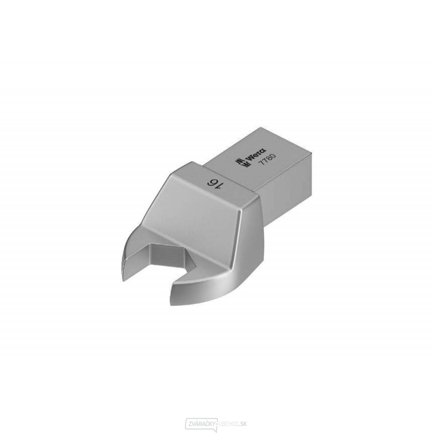 Wera 078674 Kľúčový nástavec - otvorený kľúč 17 mm. Typ 7780, tvar B (14 x 18 mm) Wera 078674 Kľúčový nástavec - otvorený kľúč 17 mm. Typ 7780, tvar B (14 x 18 mm) gallery main image