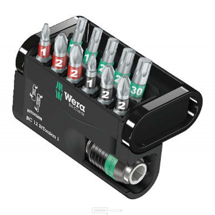 Wera 057420 Bity Bit-Check 12 BiTorsion 1 s držiakom 889/4/1 K (sada 12 kusov)