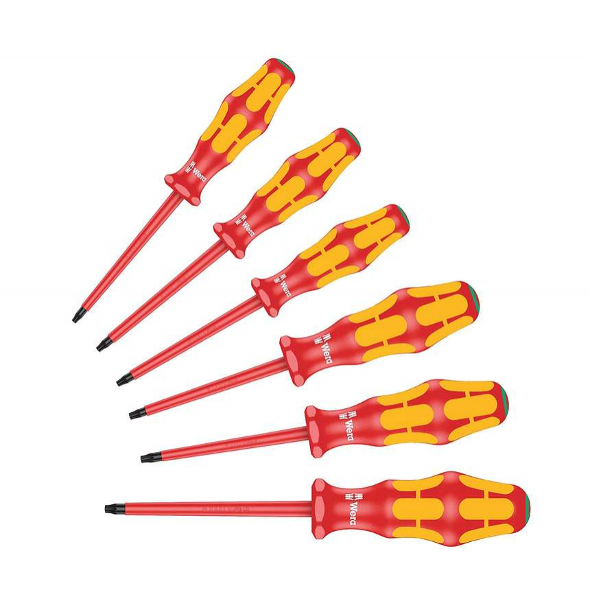 Wera 133356 Elektrické skrutkovače Kraftform Plus VDE série 100 typ 167 i/6 (sada 6 ks)