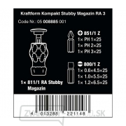 Wera 008885 Skrutkovač s račňou Kraftform Kompakt Stubby Magazin RA 3 (sada 6 ks) náhled