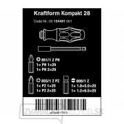 Wera 134491 Skrutkovač Kraftform Kompakt 28 v kufríku (sada 6 kusov) Náhľad