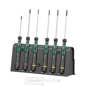 Wera 118152 Kraftform Micro 2035/6 B skrutkovače pre elektroniku (sada 6 kusov a stojan) gallery main image