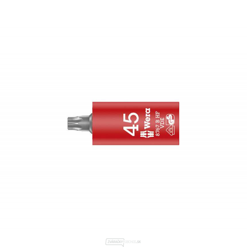 Wera 004925 Nástrčný bit 3/8" Torx TX 45 typ 8767 VDE HF Zyklop s funkciou držania Wera 004925 Nástrčný bit 3/8" Torx TX 45 typ 8767 VDE HF Zyklop s funkciou držania gallery main image