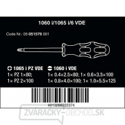 Wera 051576 Elektrické skrutkovače Kraftform 1060 i/1065 i/6 VDE (sada 6 ks) náhled