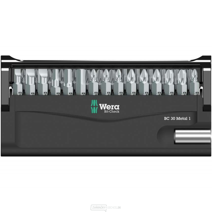 Wera 057440 Skrutkovacie bity 1/4" Bit-Check 30 Metal 1 SB (sada 30 kusov)