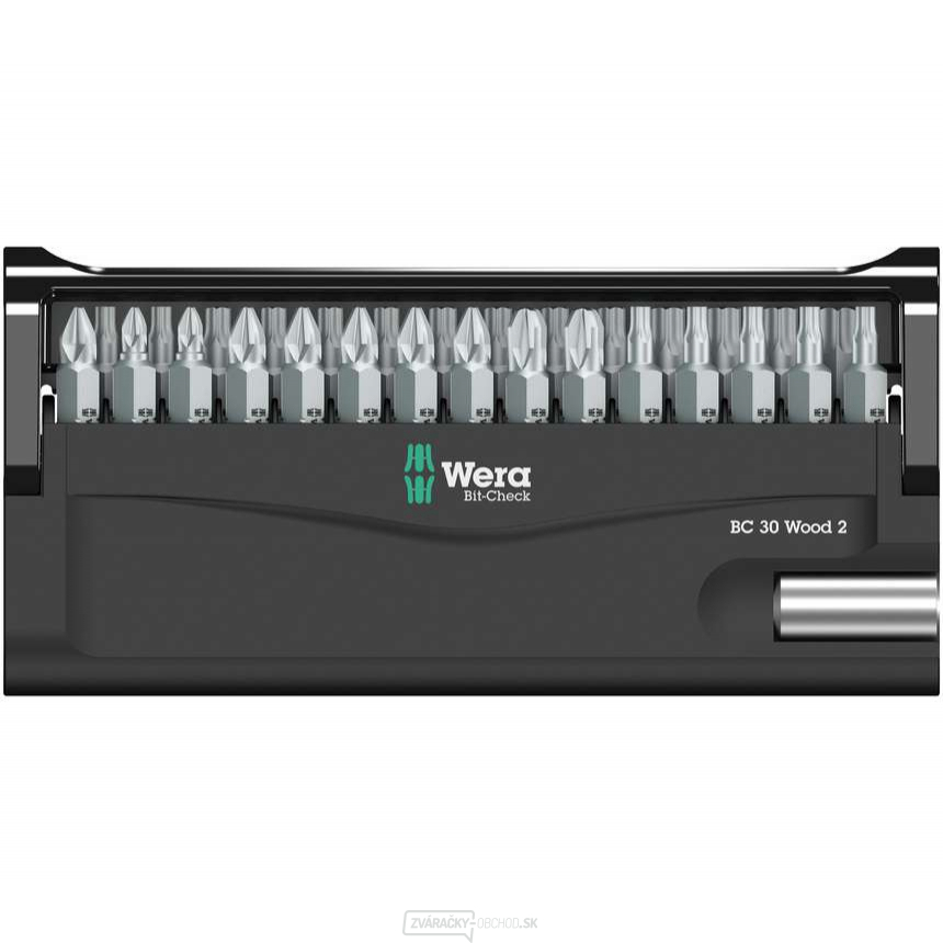 Wera 057438 Skrutkovacie bity 1/4" Bit-Check 30 Wood 2 SB (sada 30 kusov)