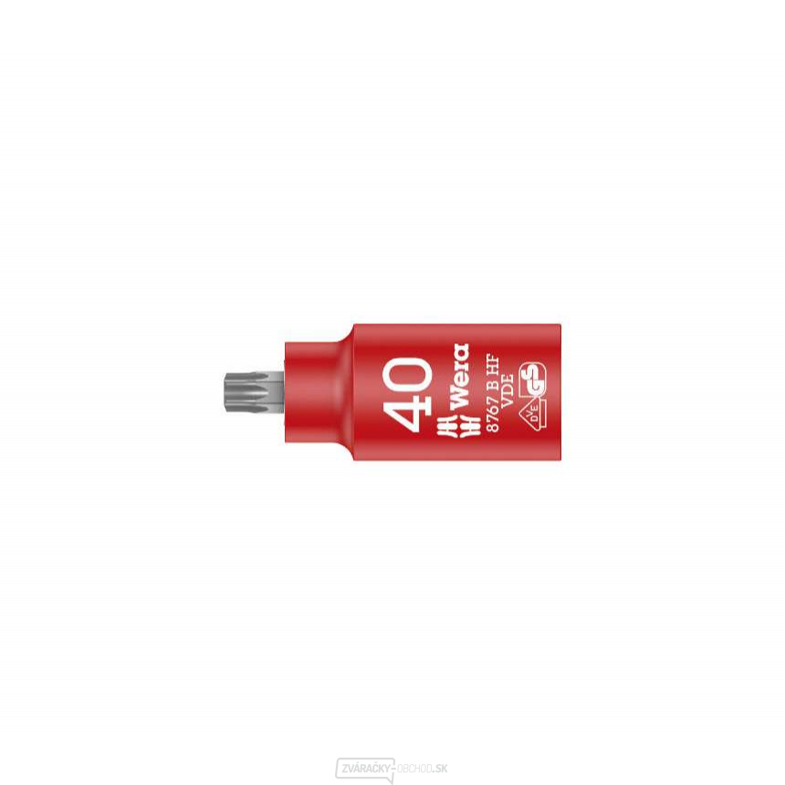 Wera 004924 Nástrčný bit 3/8" Torx TX 40 typ 8767 VDE HF Zyklop s funkciou držania Wera 004924 Nástrčný bit 3/8" Torx TX 40 typ 8767 VDE HF Zyklop s funkciou držania gallery main image