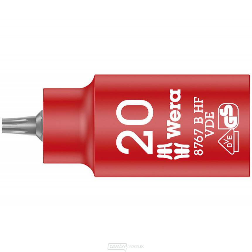 Wera 004920 Nástrčný bit 3/8" Torx TX 20 typ 8767 B VDE HF Zyklop s funkciou držania