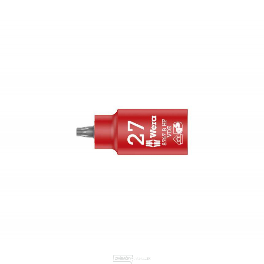 Wera 004922 Nástrčný bit 3/8" Torx TX 27 typ 8767 VDE HF Zyklop s funkciou držania Wera 004922 Nástrčný bit 3/8" Torx TX 27 typ 8767 VDE HF Zyklop s funkciou držania gallery main image