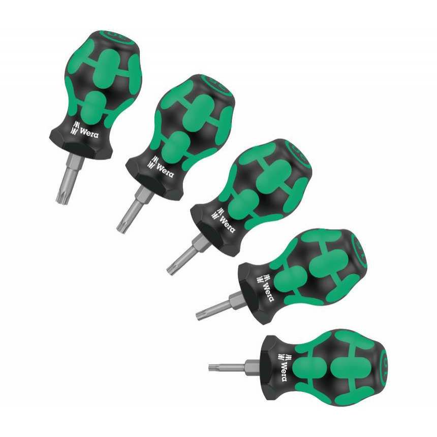 Wera 008876 Držiaky bitov a skrutkovačov TORX® Stubby Set TX 1 sada 5 kusov
