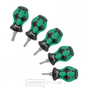 Wera 008876 Držiaky bitov a skrutkovačov TORX® Stubby Set TX 1 sada 5 kusov gallery main image