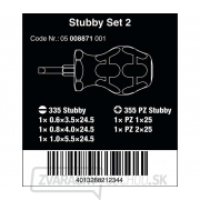 Wera 008871 Držiaky bitov a skrutkovačov Stubby Set 2 Sada 5 kusov Náhľad