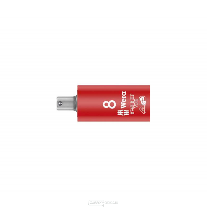 Wera 004902 Nástrčný bit 3/8" 6 hrana 6acm typ 8740 B VDE HF Zyklop s funkciou držania Wera 004902 Nástrčný bit 3/8" 6 hrana 6acm typ 8740 B VDE HF Zyklop s funkciou držania gallery main image