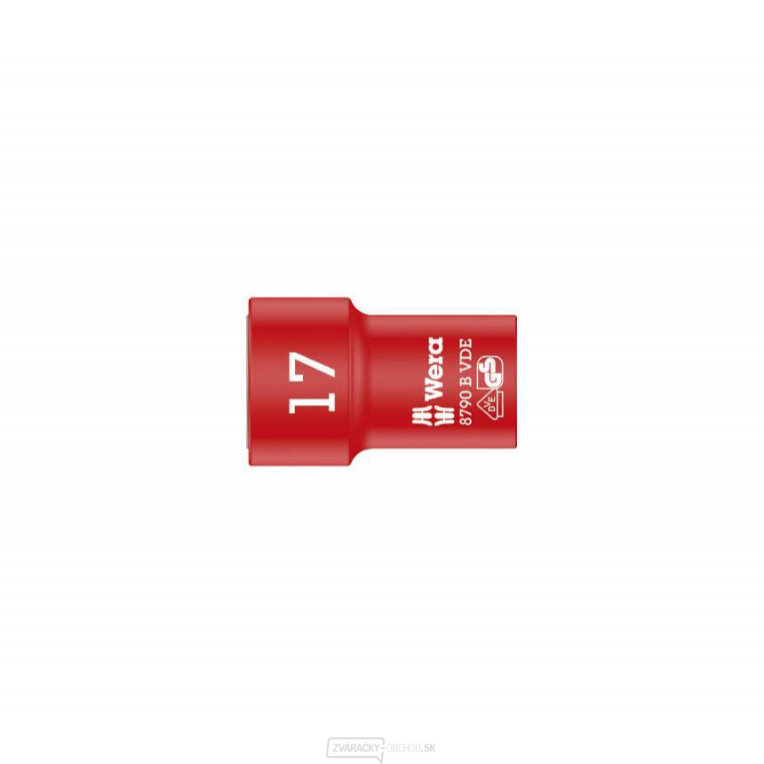 Wera 004961 Nástrčné hlavice 3/8" 6-stranné 17 mm typ 8790 B Zyklop VDE