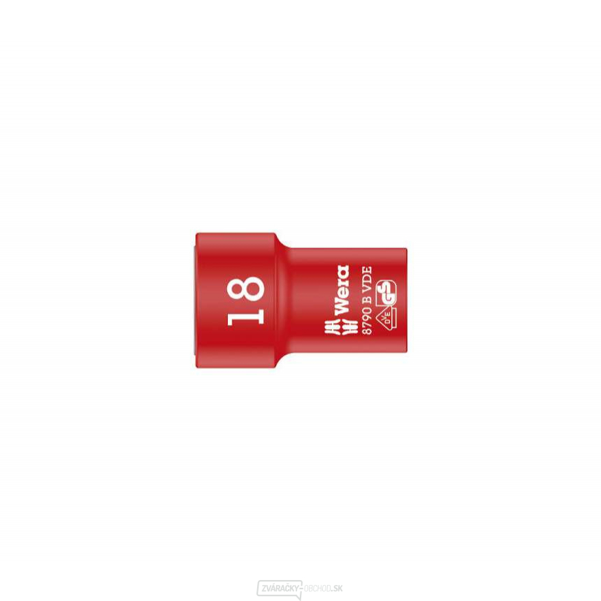 Wera 004962 Nástrčné hlavice 3/8" 6-stranné 18 mm typ 8790 B Zyklop VDE