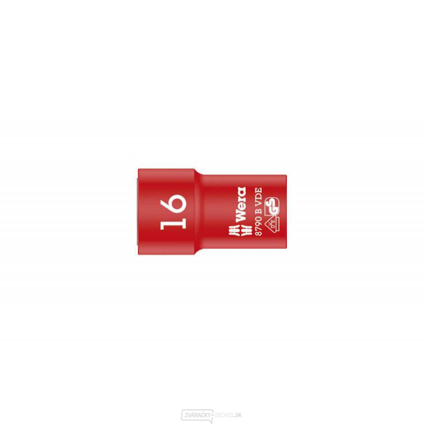 Wera 004960 Nástrčné hlavice 3/8" 6-stranné 16 mm typ 8790 B Zyklop VDE