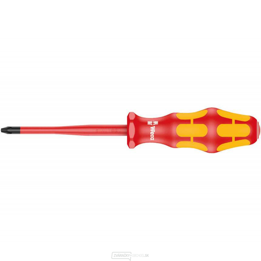 Wera 020133 Elektrikársky skrutkovač Kraftform Plus PH 2x100 mm typ 162 iSS VDE, izolovaný so zníženým priemerom čepele a rukoväte Wera 020133 Elektrikársky skrutkovač Kraftform Plus PH 2x100 mm typ 162 iSS VDE, izolovaný so zníženým priemerom čepele a rukoväte gallery main image