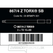 Wera 073471 Skrutkovacie bity 1/4" Torx TX 15 867/4 Z SB (3 ks) Náhľad