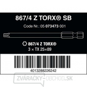 Wera 073473 Skrutkovacie bity 1/4" Torx TX 25 867/4 Z SB (3 ks) Náhľad