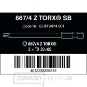 Wera 073474 Skrutkovacie bity 1/4" Torx TX 30 867/4 Z SB (3 ks) Náhľad