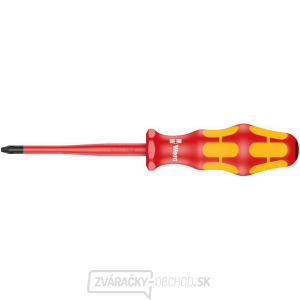 Wera 006461 Elektrikársky skrutkovač Kraftform Plus PZ 2x100 mm typ 165 iS VDE gallery main image