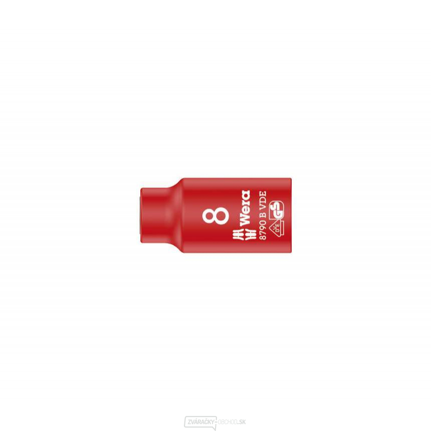 Wera 004952 Nástrčné hlavice 3/8" 6-stranné 8 mm typ 8790 B Zyklop VDE Wera 004952 Nástrčné hlavice 3/8" 6-stranné 8 mm typ 8790 B Zyklop VDE gallery main image