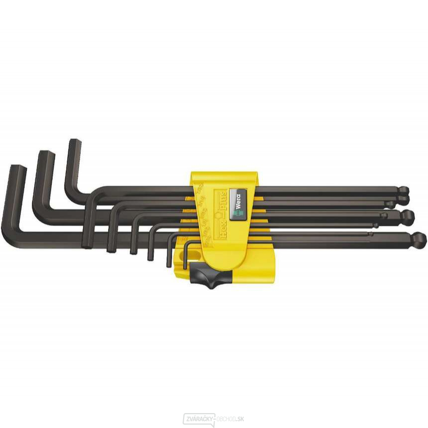 Wera 022171 Inbus 950/9 nástrčné kľúče Hex-Plus Imperial 1, palcové, BlackLaser (sada 9 ks)