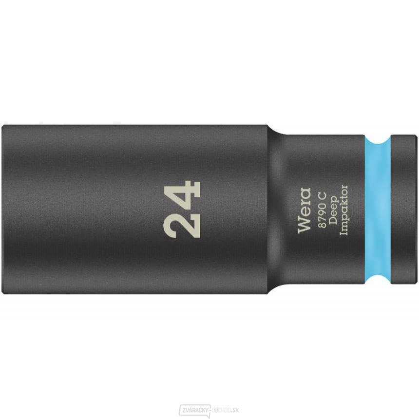 Wera 004839 Nástrčná hlavica 1/2" so šesťhranom 24 mm typ 8790 C Impaktor Deep Wera 004839 Nástrčná hlavica 1/2" so šesťhranom 24 mm typ 8790 C Impaktor Deep gallery main image