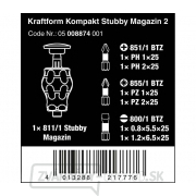 Wera 008874 Kraftform Kompakt držiak na bity so zásobníkom 2 (sada 6 kusov) Náhľad