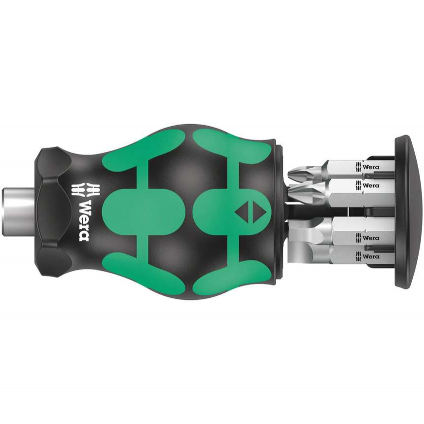 Wera 008878 Držiak bitov Kraftform Kompakt Stubby 5 1/4" so zásobníkom (sada 6 kusov)