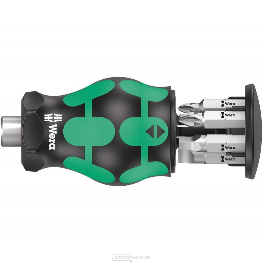 Wera 008878 Držiak bitov Kraftform Kompakt Stubby 5 1/4" so zásobníkom (sada 6 kusov)