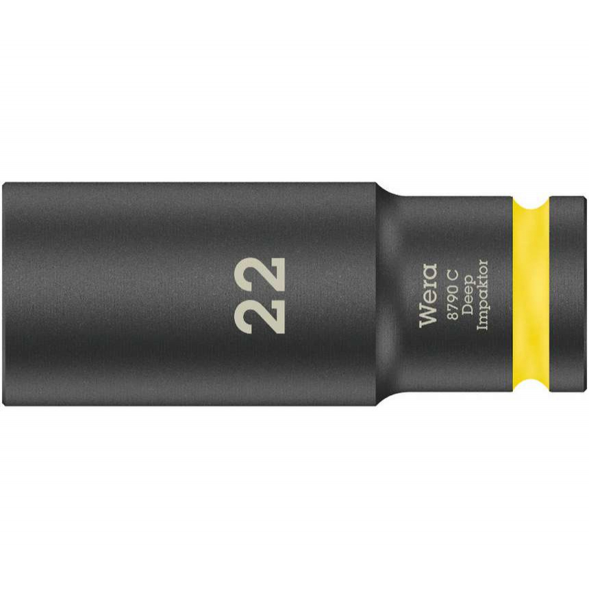 Wera 004838 Nástrčná hlavica 1/2" so šesťhranom 22 mm typ 8790 C Impaktor Deep