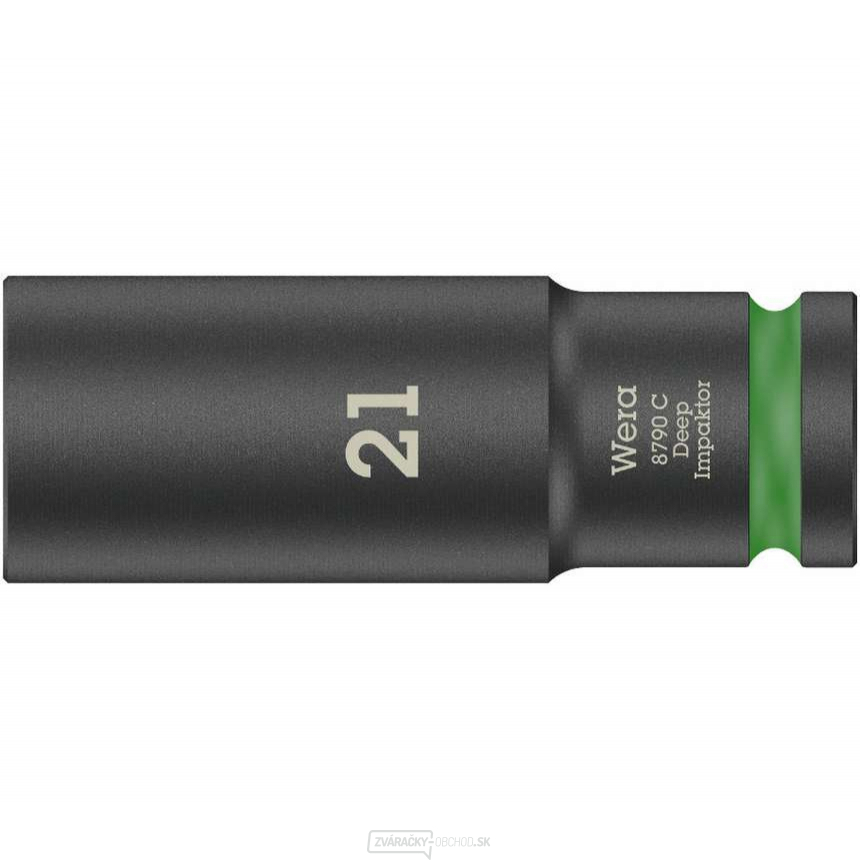 Wera 004837 Nástrčná hlavica 1/2" so šesťhranom 21 mm typ 8790 C Impaktor Deep