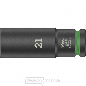 Wera 004837 Nástrčná hlavica 1/2" so šesťhranom 21 mm typ 8790 C Impaktor Deep Wera 004837 Nástrčná hlavica 1/2" so šesťhranom 21 mm typ 8790 C Impaktor Deep gallery main image
