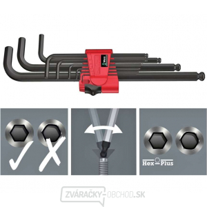 Wera 022086 Sada nástrčkových kľúčov inbus 950/9 Hex-Plus 6, čierna laserová (sada 9 kusov) Wera 022086 Sada nástrčkových kľúčov inbus 950/9 Hex-Plus 6, čierna laserová (sada 9 kusov) gallery main image