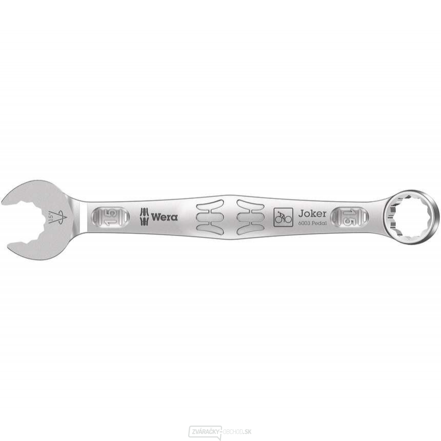 Wera 020221 Kľúč s otvoreným okom 15 x 174 mm Joker 6003 pre pedále