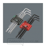 Wera 021406 Nástrčné kľúče inbus 950/9 Hex-Plus 5, pochrómované (sada 9 dielov) náhled