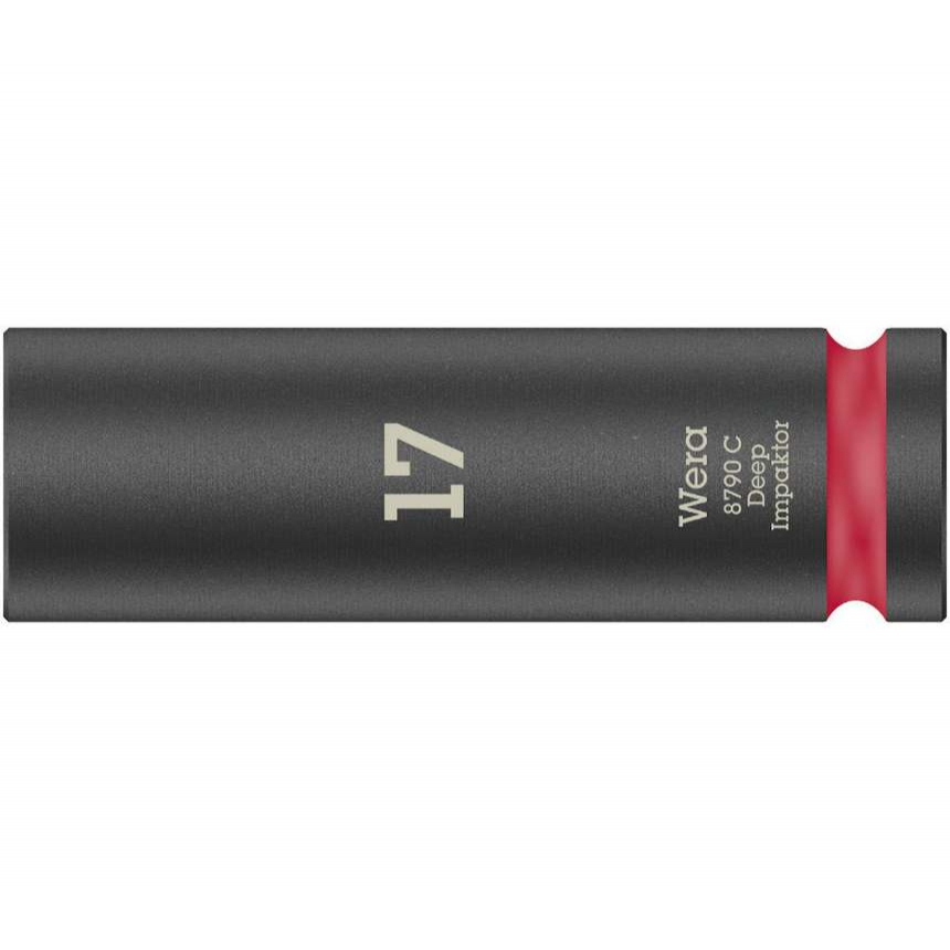 Wera 004834 Nástrčná hlavica 1/2" so šesťhranom 17 mm typ 8790 C Impaktor Deep