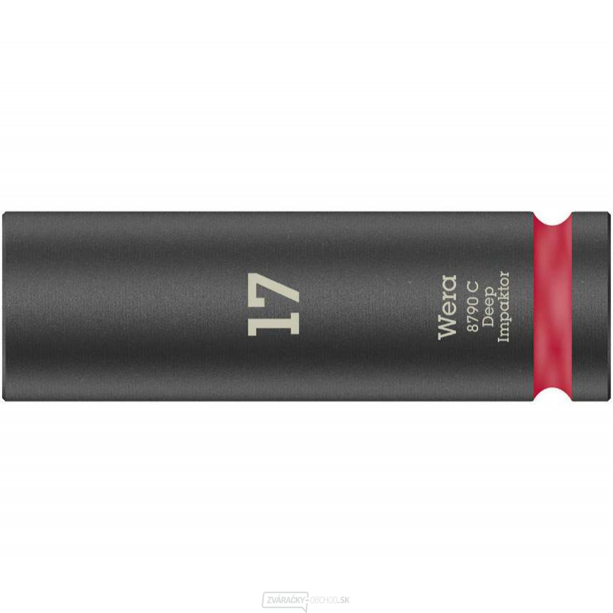Wera 004834 Nástrčná hlavica 1/2" so šesťhranom 17 mm typ 8790 C Impaktor Deep