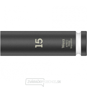 Wera 004832 Nástrčná hlavica 1/2" so šesťhranom 15 mm typ 8790 C Impaktor Deep gallery main image