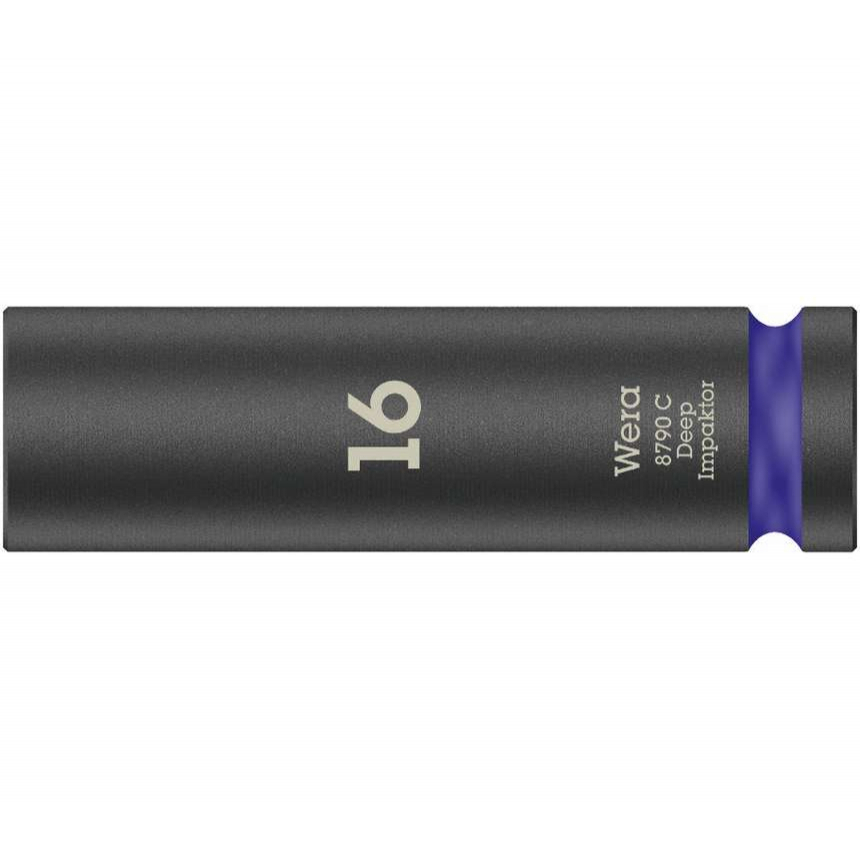 Wera 004833 Nástrčná hlavica 1/2" so šesťhranom 16 mm typ 8790 C Impaktor Deep