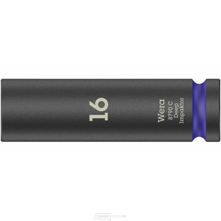 Wera 004833 Nástrčná hlavica 1/2" so šesťhranom 16 mm typ 8790 C Impaktor Deep