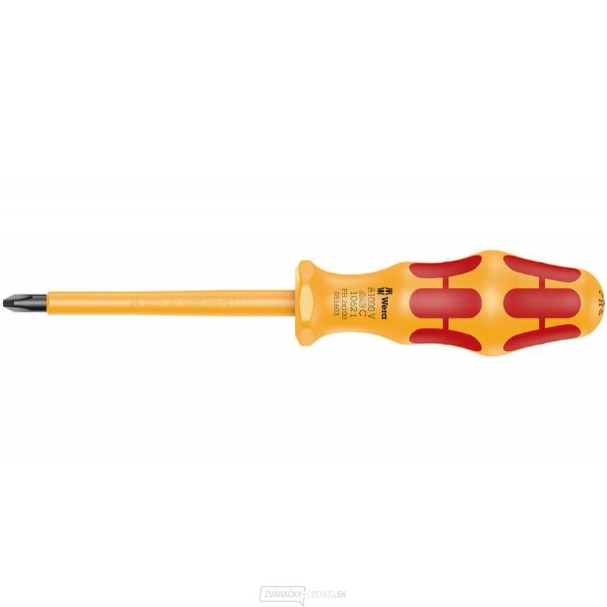 Wera 051603 Krížový skrutkovač PH 2 x 100 mm s izoláciou VDE 1062 i Wera 051603 Krížový skrutkovač PH 2 x 100 mm s izoláciou VDE 1062 i gallery main image