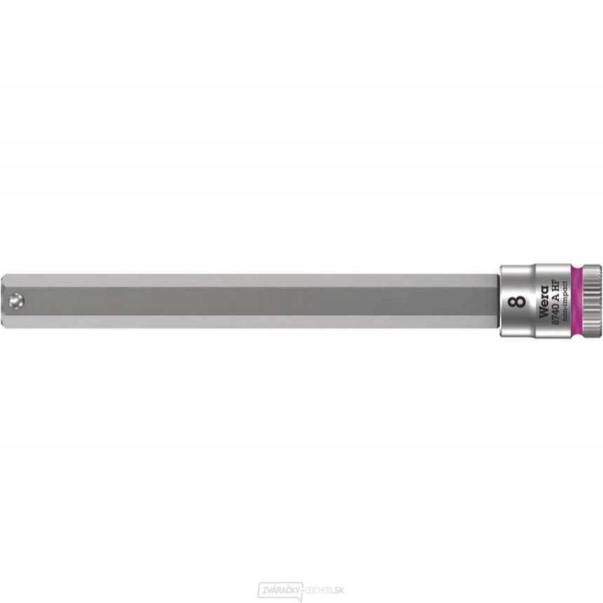 Wera 003340 Zyklop 1/4" 6-stranný bit 8 x 100 mm typ 8740 A HF s funkciou držania Wera 003340 Zyklop 1/4" 6-stranný bit 8 x 100 mm typ 8740 A HF s funkciou držania gallery main image