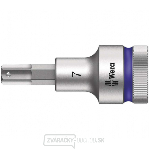 Wera 003823 Zyklop 1/2" 6-hranný 7 mm nástrčný bit 8740 C HF s funkciou držania Wera 003823 Zyklop 1/2" 6-hranný 7 mm nástrčný bit 8740 C HF s funkciou držania gallery main image
