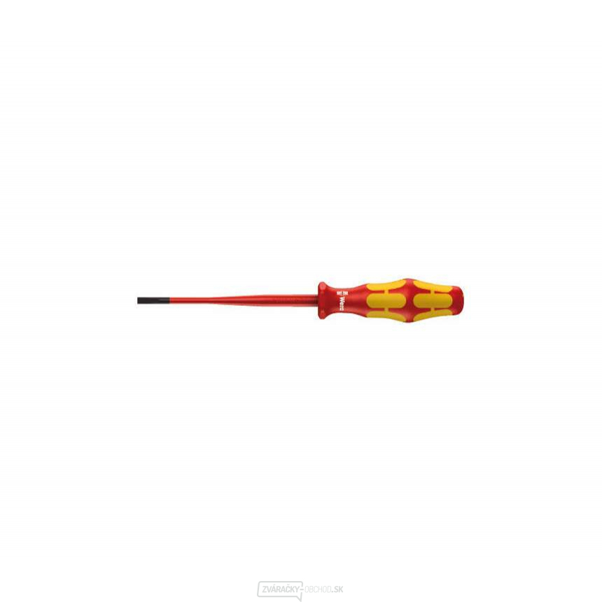 Wera 020129 Elektrikársky skrutkovač Kraftform Plus 0,8x4,0x100 mm typ 160 iSS VDE izolovaný so zníženým priemerom čepele a rukoväte