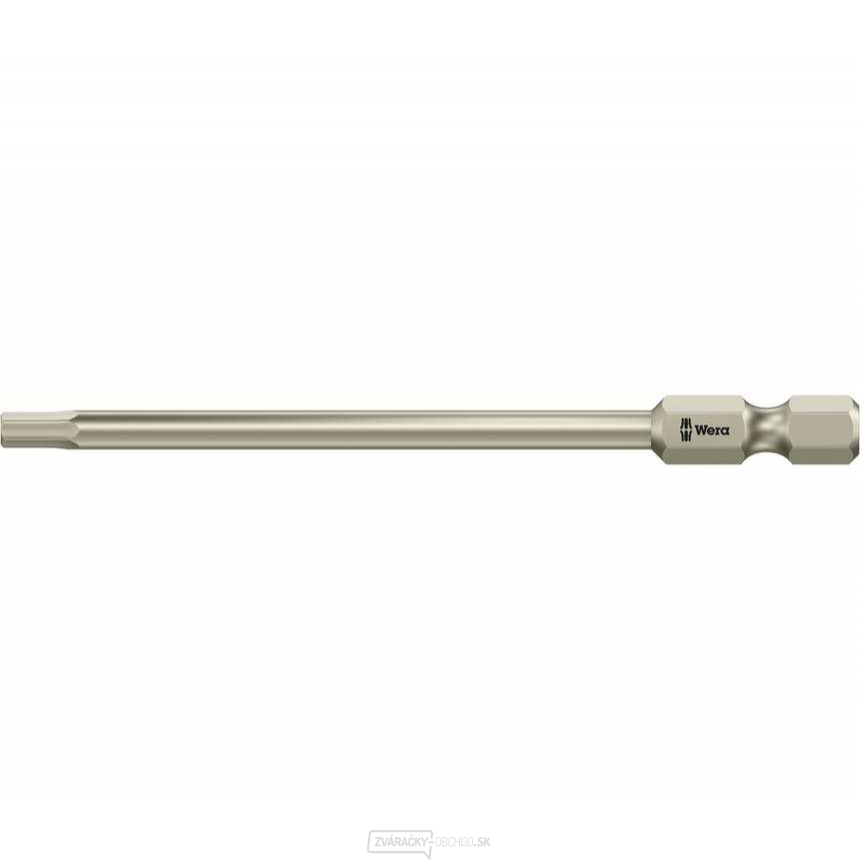 Wera 071105 Skrutkovací bit 1/4" Hex-Plus 3/32" x 89 mm typ 3840/4, nerezová oceľ