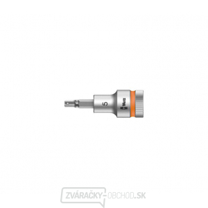 Wera 003821 Zyklop 1/2" 6-hranný 5 mm nástrčný bit 8740 C HF s funkciou držania Wera 003821 Zyklop 1/2" 6-hranný 5 mm nástrčný bit 8740 C HF s funkciou držania gallery main image